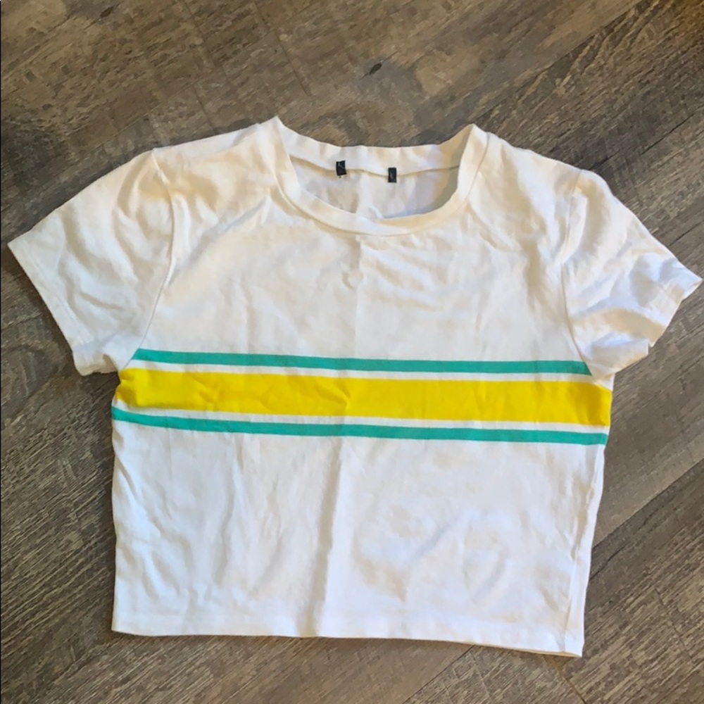 forever 21 cropped tee